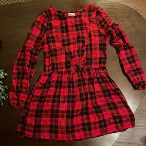 Plaid Dress-GIRL xl